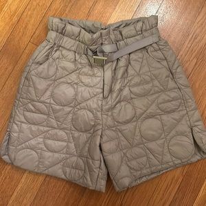Thermolite quilted shorts